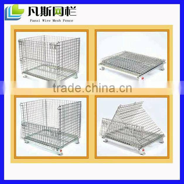 Collapsible and stackable 50*50mm wire basket