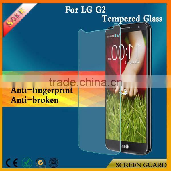 Factory Price Anti-shock Tempered Glass Screen Film For LG G2
