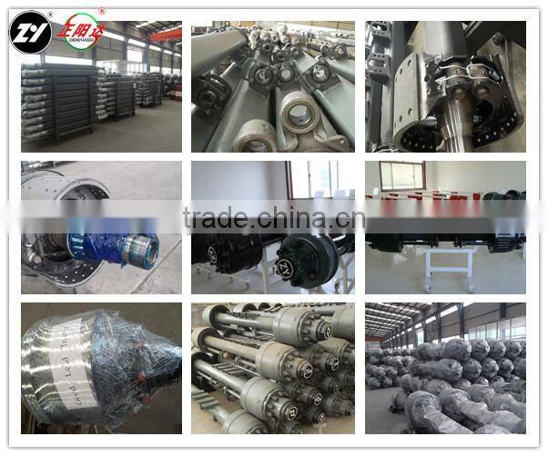 ZY Brand 14T German Type Spoke Axle For Semi Trailer