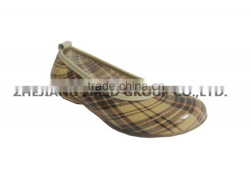 Fashion Flat PVC Rain Shoes for Women/Casual Shoes