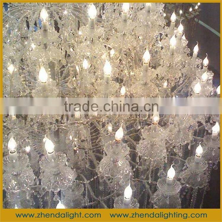 Large crystal chandelier ceiling light hotel lamp, crystal Candle chandelier, wedding decoration chandelier