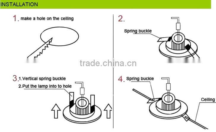 5W Dimmable Energy Saving LED Downlight