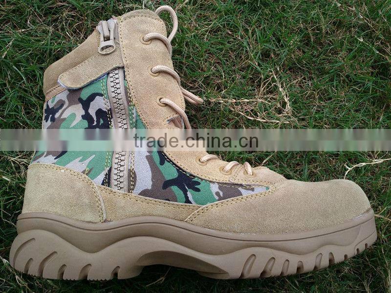 desert color sand colour leather 9.5inch good quality DELTA tactical boots