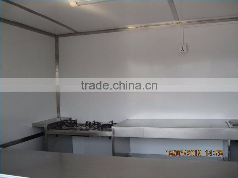 Easy Use Snack Food Processing mobile catering food trailer