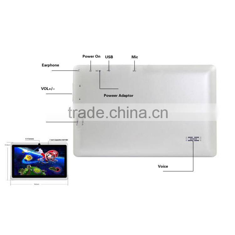 7"inch q88 boxchip a13 android games download tablet pc