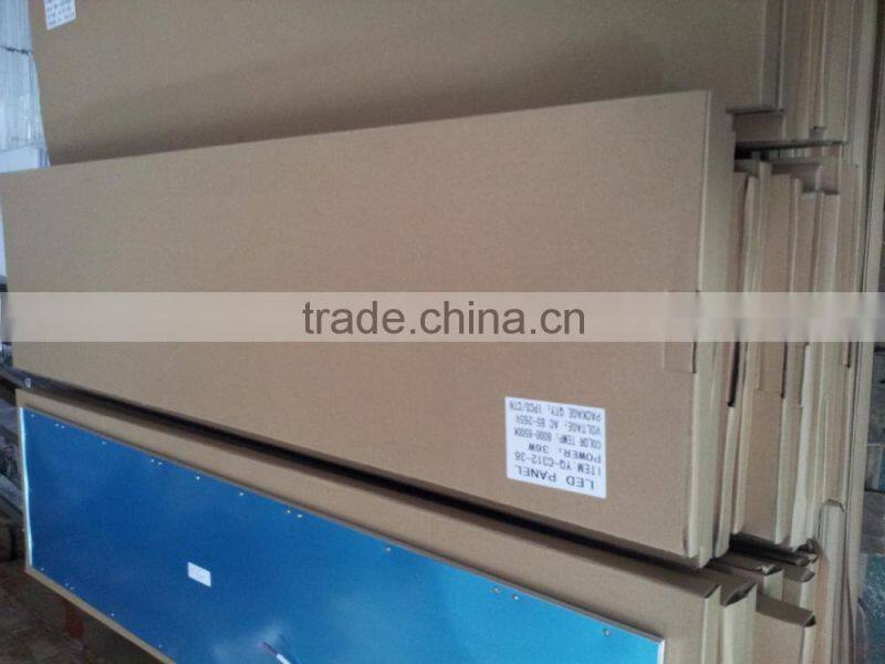 300*1200 mm and 36W LED flat panel wall light