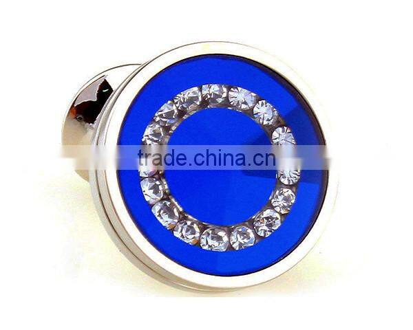 Blue Diamond Cuff Links