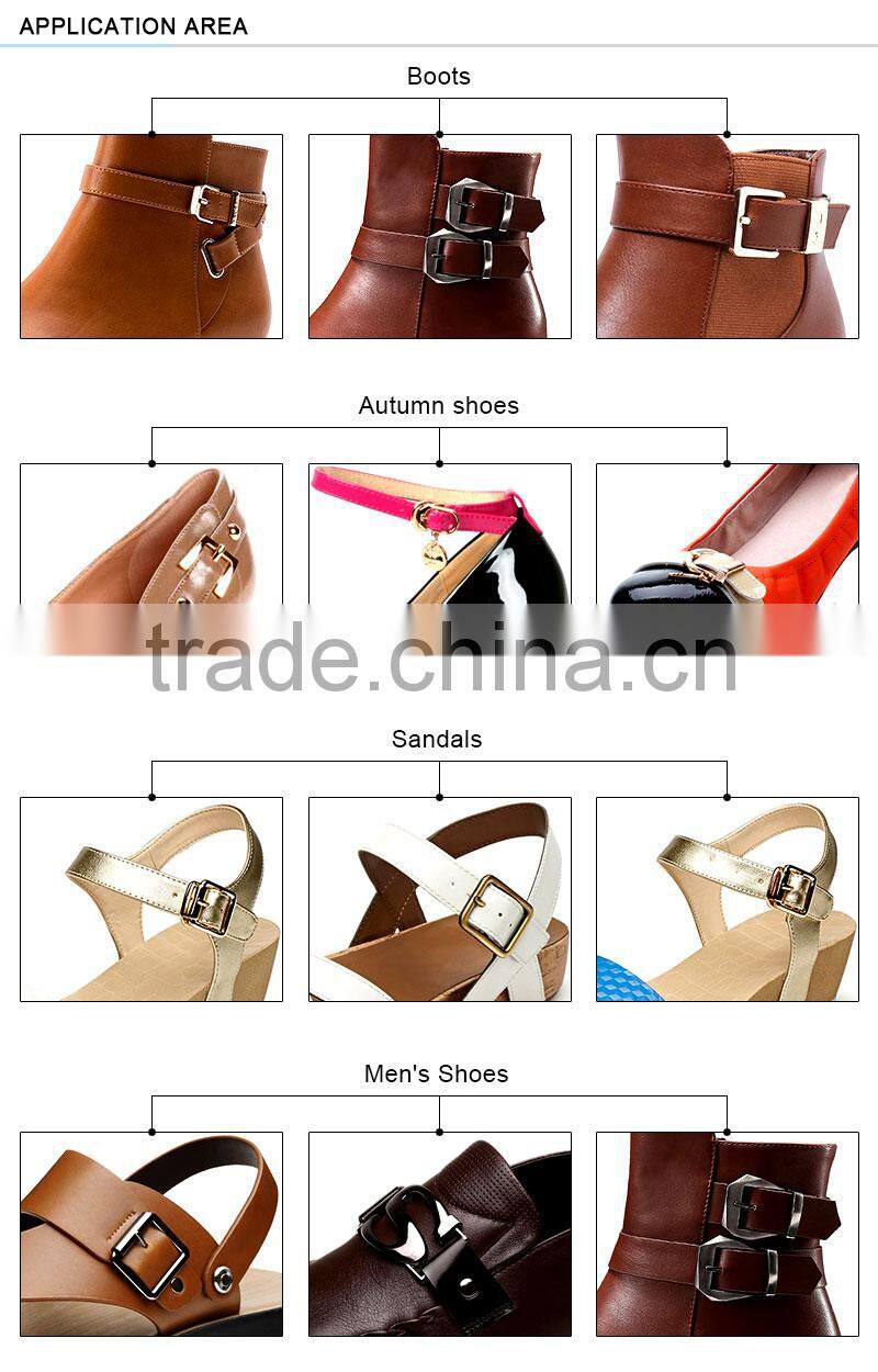 Hollowed metal ladies shoe accessories shoes buckle
