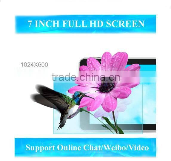 7 inch intel sofia 3g-r quad-core 800*1280 ips screen 3400mah tablet pc