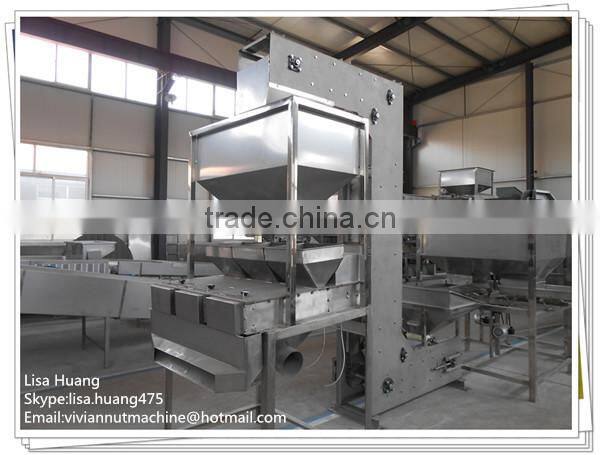 hot sale automatic blanched groundnut making machine(roasting-peeling) manufacture