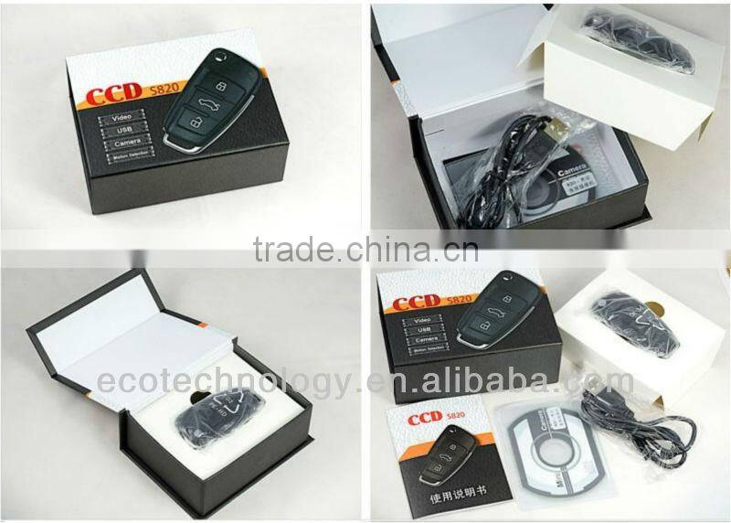 1080P Night Vision Action Camera Motion Detection DVR Car Key Camera S820