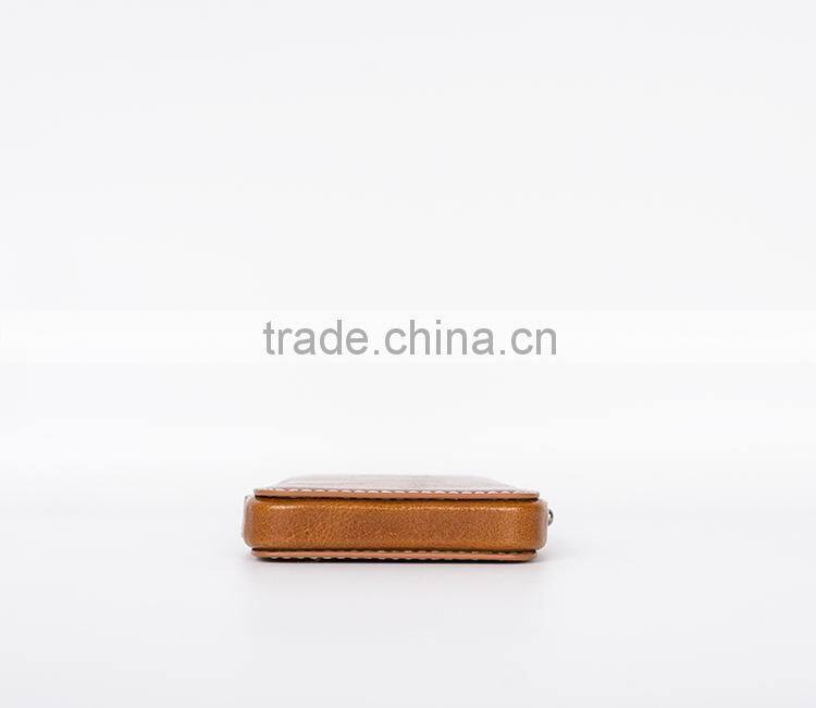 Top layer leather mobile phone real oem leather case for iphone6/plus