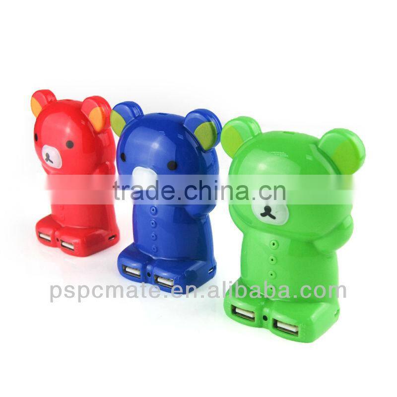 Mini Bear Design 5200mAh Power Bank for Notebook