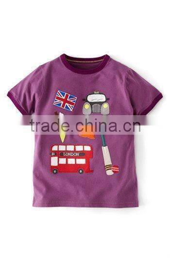 Summer stylish wholesale cheap little boys animal printed t-shirts
