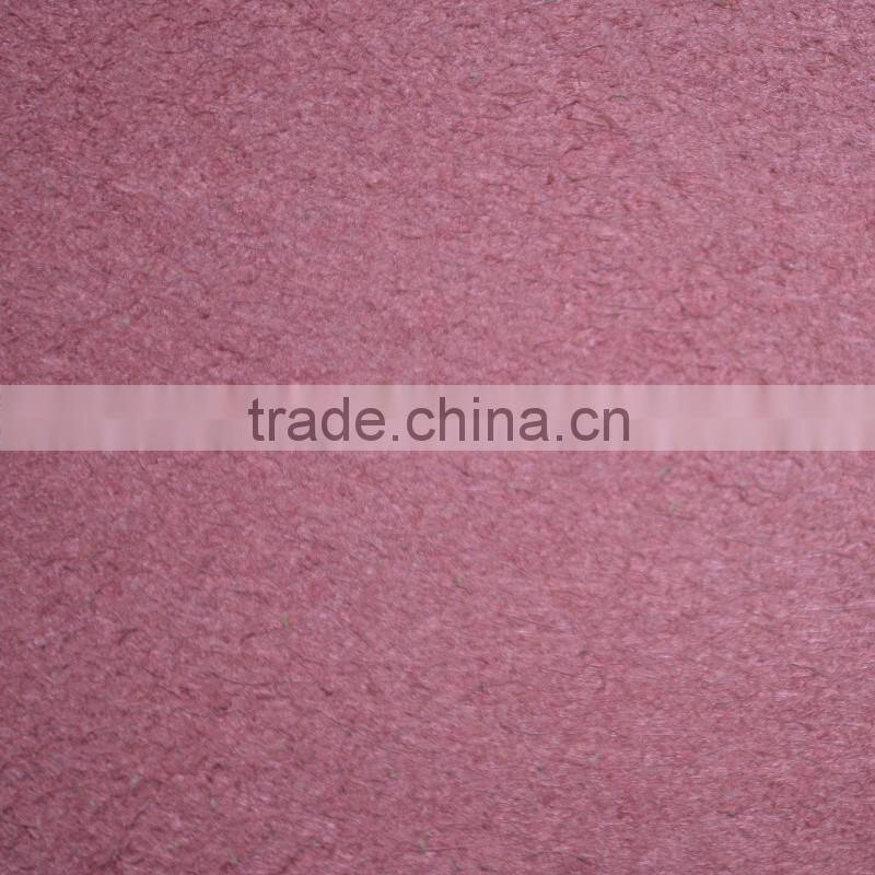 upholstery leather with brushed backing fabric