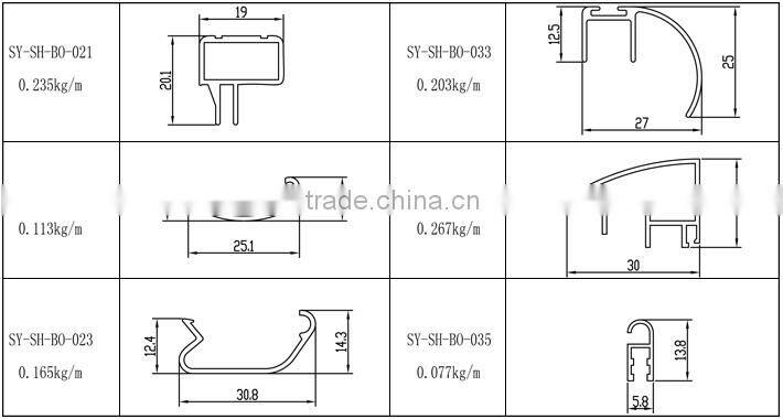 hot sell with 10% discount factory price snap frame aluminium profile