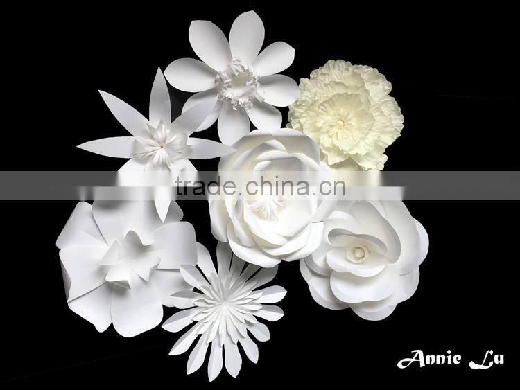 Elegant wedding decoration hanging paper rose flower