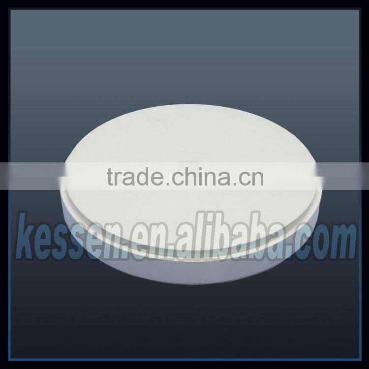 Calcium stable zirconia ceramic slab plates