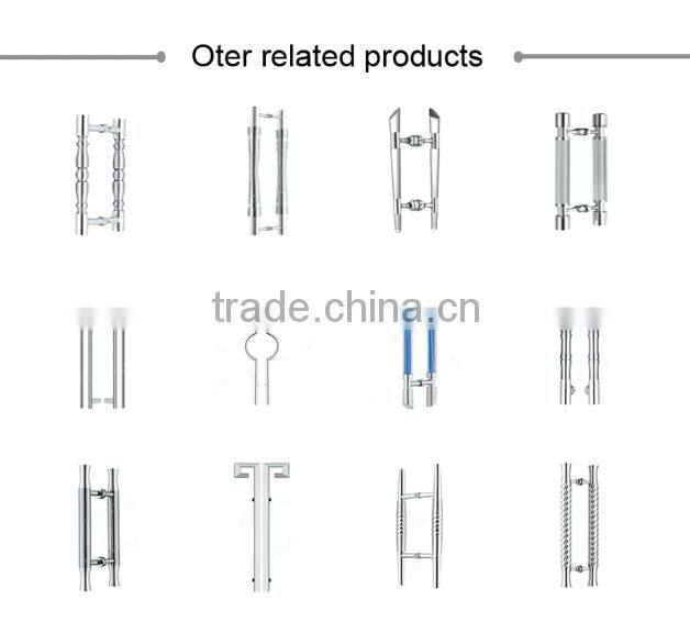 new style indoor shower glass door handles for Customized