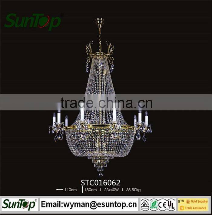 2016 home decoration led crystal chandelier has CE/Rohs/UL/SAA