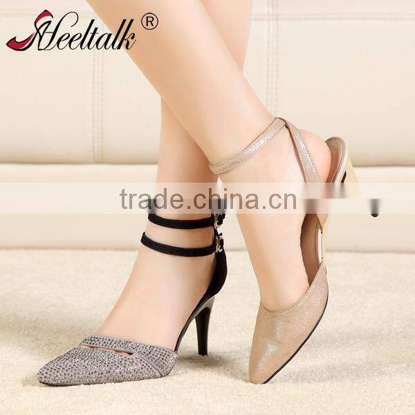 Latest hidden heels design ladies fashion high heel shoes and flat shoes foldable heels
