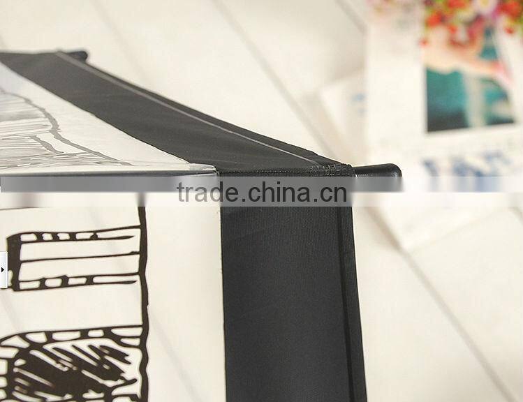 23inch full zebra-stripe printed safty transparent umbrella