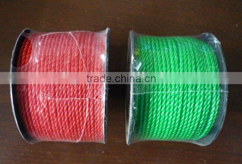 Colored 3 Strands PE Rope,Poly Rope,Fishing Rope