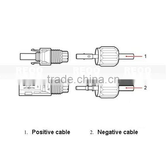 Manufacturer supply RO-1 ( MC4 compatible ) solar power mc4 connectorfor solar photovoltaic system