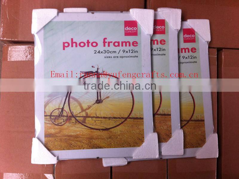 Wholesale easy frameless glass clip photo frame