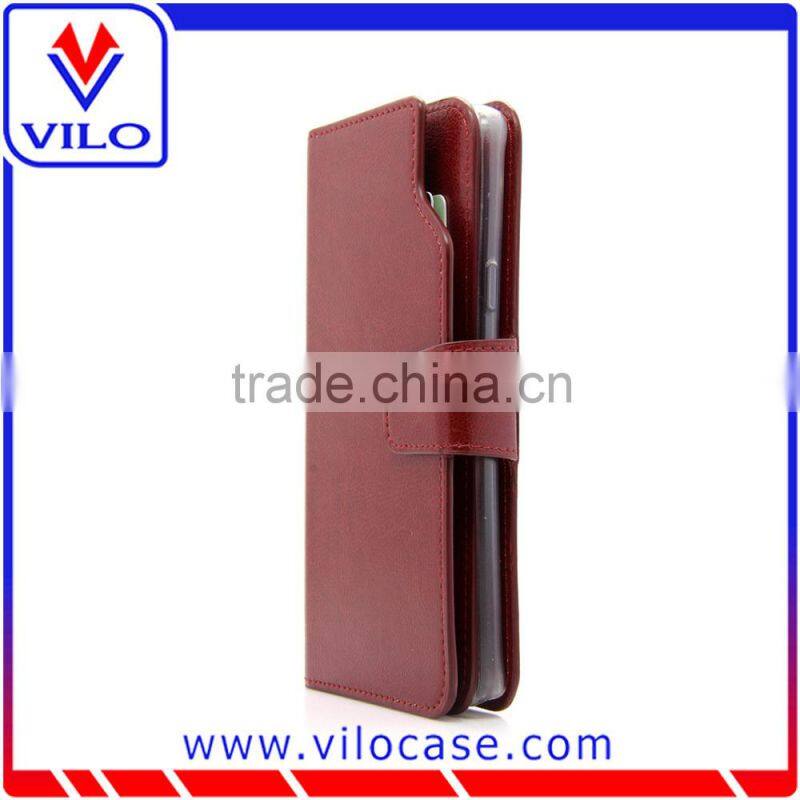 wholesale mobile phone case Wallet Photo Frame PU Leather Case For HTC M9 With Stand Card Holder Phone Case