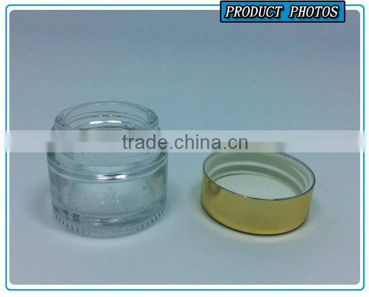 10ml frosted glass cosmetics jar for face cream