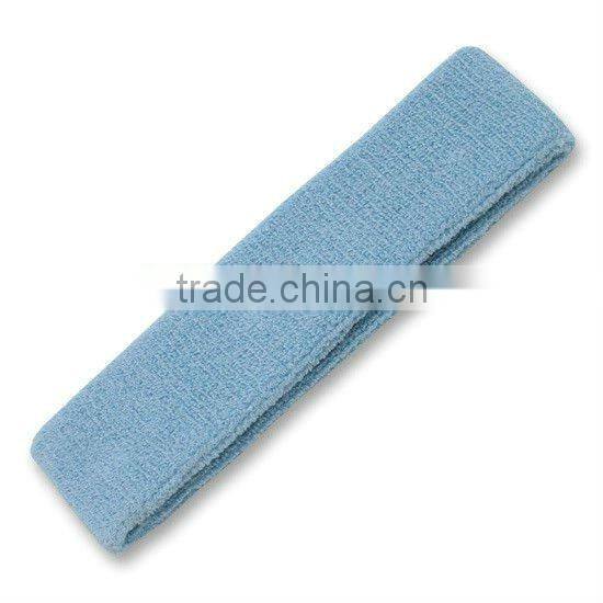 Wholesale cheap sports sweat cotton wristband headband