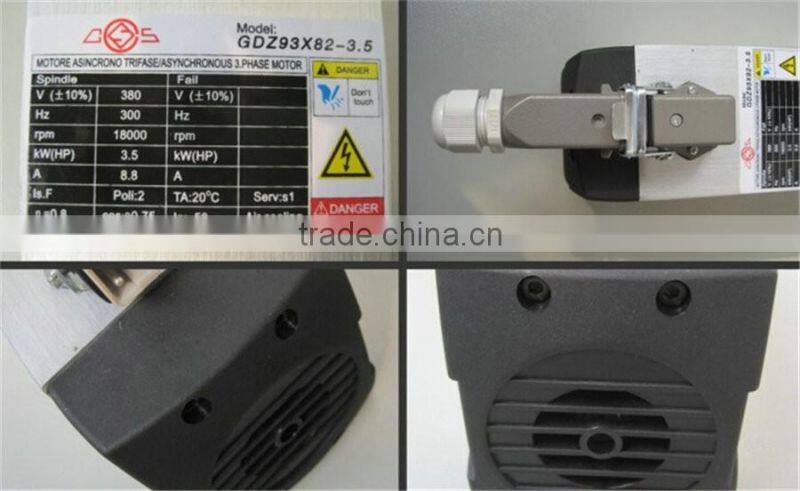 GDZ93x82-3.5(380V) Toauto 18000rpm cnc engraving machine spindle motor