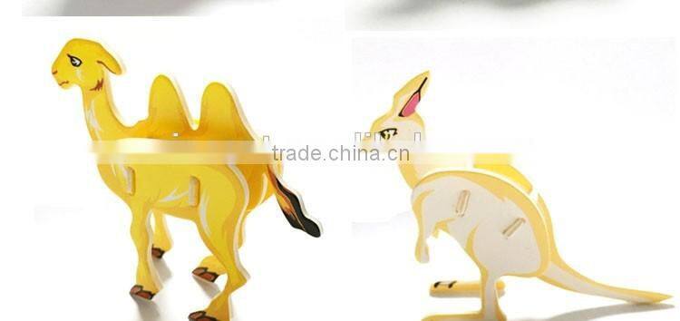 EVA/Wood/Paper 3D Rhinocero Puzzle