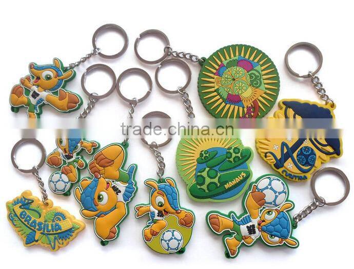 New arrival customized design shape soft pvc keychain manufacturers in china