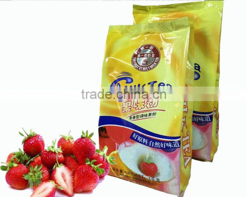 High quality bubble milk tea powder of strawberry