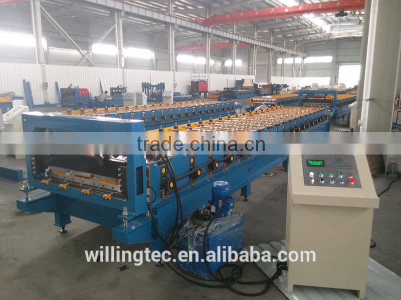 High speed steel profile roll forming machine