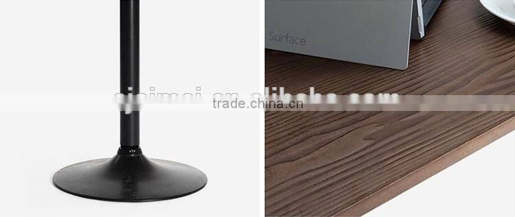 Antique style round wood coffee table for restaurant AM-6018