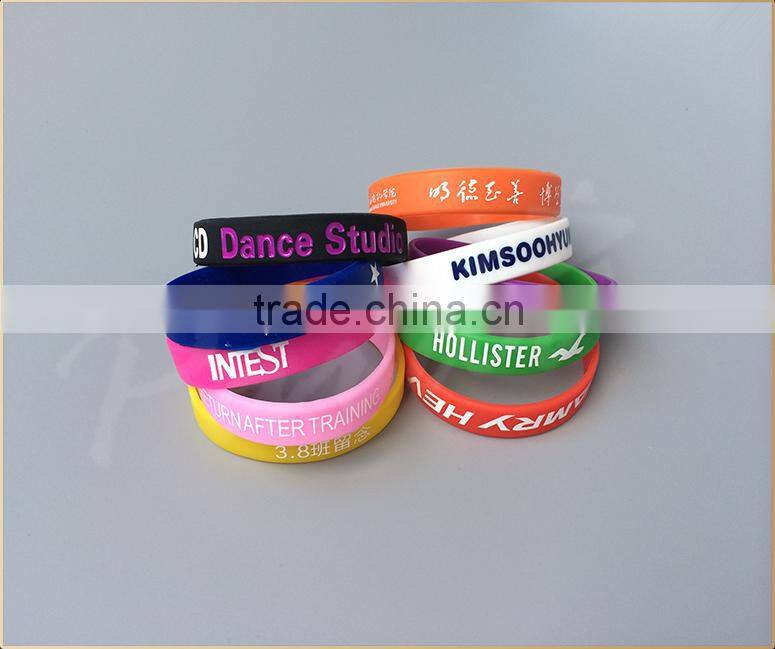 cheap silicon rubber band bracelet