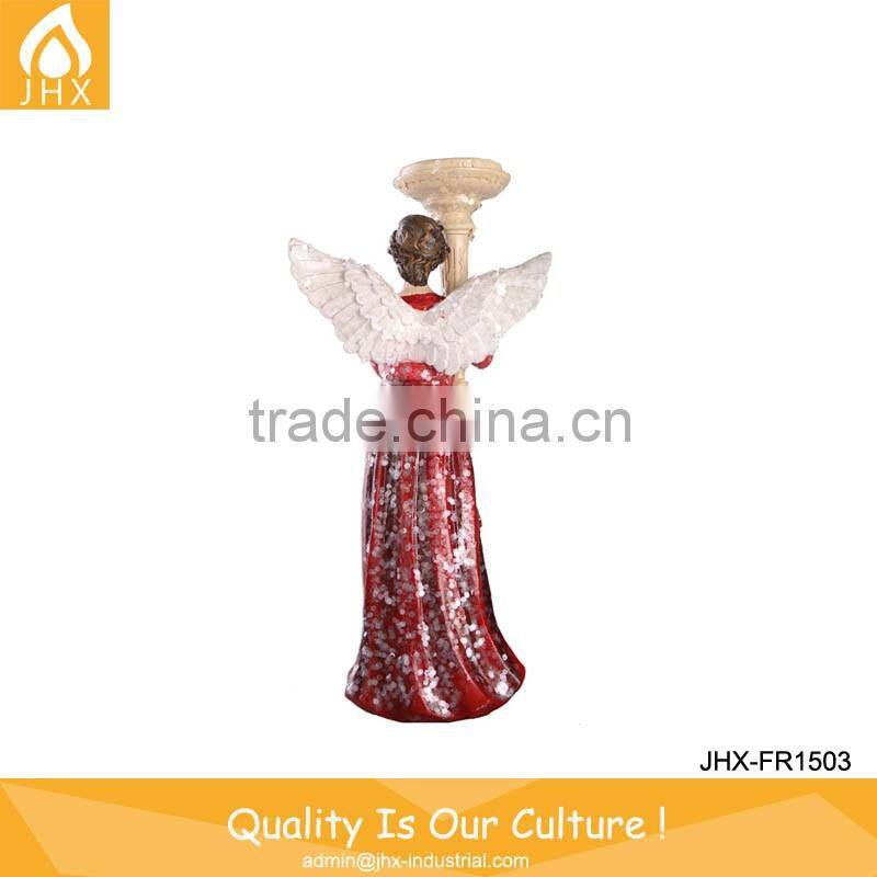 Hotsale Resin Christmas Angel Statue for Home Decor
