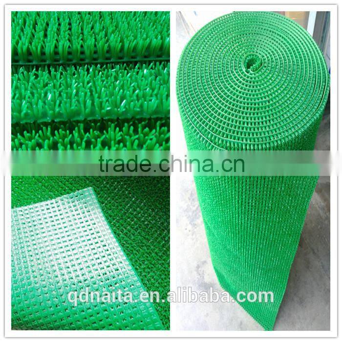 New plastic material artificial swimming pool grass turf roll