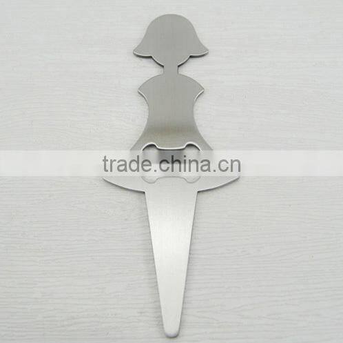 Metal die cut bottle opener