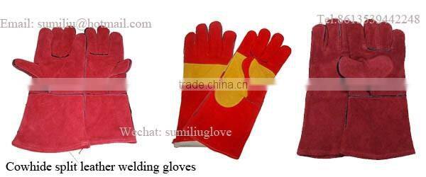 Cow Leather Gloves Reinforced in the palm of the hand