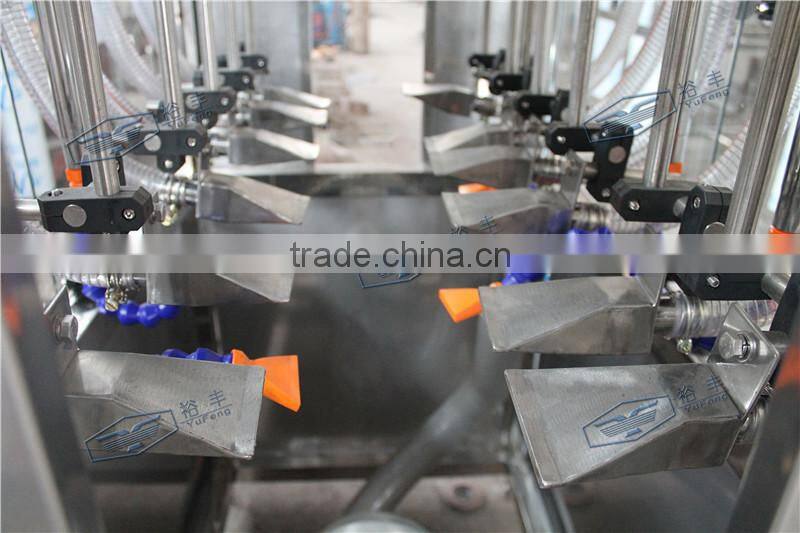 Monoblock vortex blower bottle drying machine with individual blowing knief