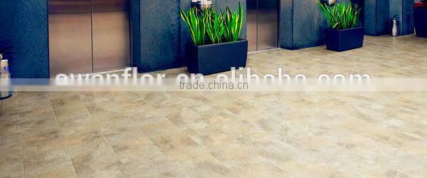 2.0MM Wood Look Rubber Flooring Dry Back Vinyl Flooring Planks Various Color Wood Grain