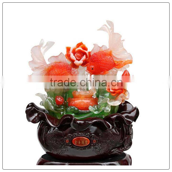 Chinese Luckly fengshui fish Water Fountain ,fish statue
