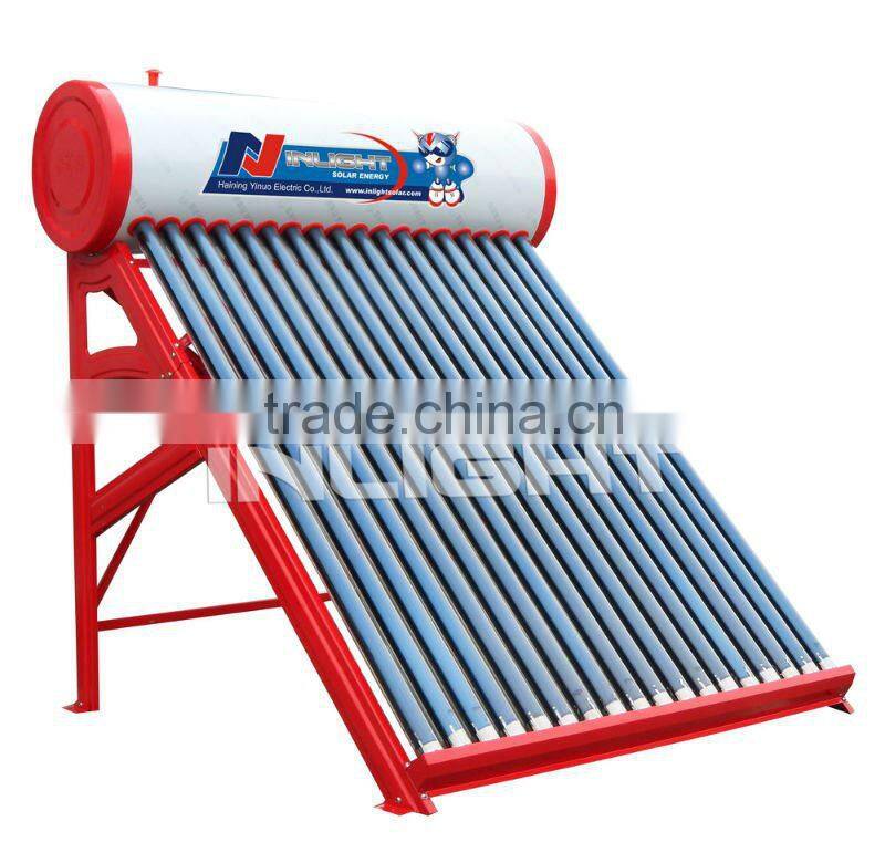 Non-Pressurized Color Steel Compact Evacuated Tube Solar Geyser