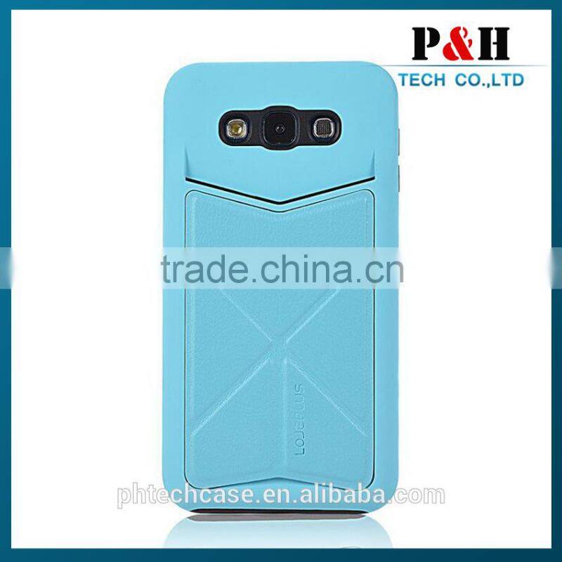 Cell Phone PU Leather Protector Case for Samsung Galaxy E7