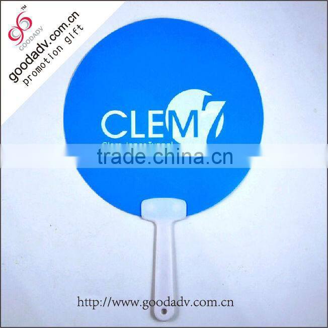 Eco-friendly pp fans new product custom logo personalized plastic hand fan