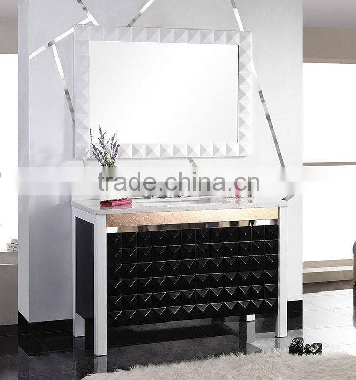 ROCH 8001 Marble Top Wooden Bathroom Cabinet Bedroom Furniture